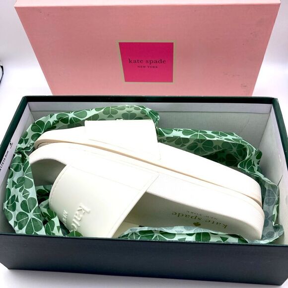 NWT Kate Spade New York Sunny White Sandals 9B - Picture 3 of 10